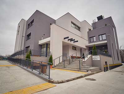 Vedere panoramică a Ambulatoriului Spitalului Clinic Dr. C. I. Parhon Iaș